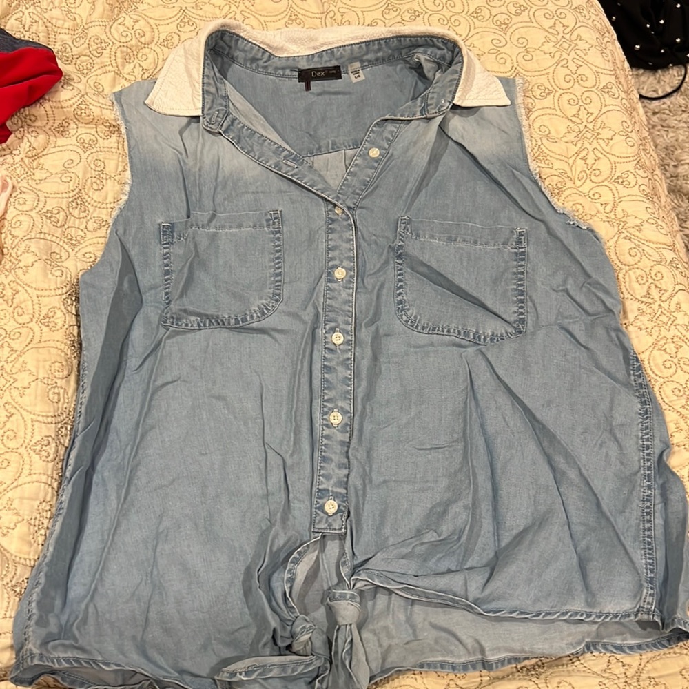 Leather collar tank